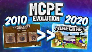 Evolution of MINECRAFT 2010-2020! - MCPE History (0.1 to 1.13) - Minecraft Bedrock Edition Evolution