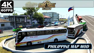ETS2 FIVE STAR BUS TRIP MEYCAUAYAN BULACAN TO MANILA TERMINAL| REAL PHILIPPINE MAP MOD