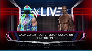 WWE 2K24 Random Match : Zack Zenith vs Shelton Benjamin