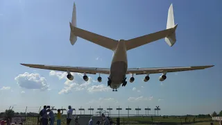 AN-225 "Mriya" landing in Hostomel, 11.07.2021