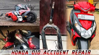 Honda dio ACCIDENT Repair and restoration