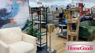 HOMEGOODS SHOP WITH ME ARMCHAIRS SOFAS COFFEE TABLES CABINETS FURNITURE SHOPPING STORE WALK THROUGH