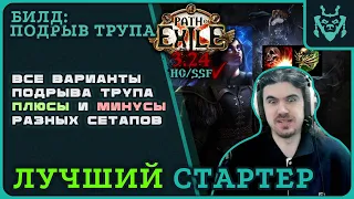 ЛУЧШИЙ стартер 3.24. Подрыв трупа - обзор ВСЕХ ВАРИАНТОВ билда! || Path of exile 3.24 Necropolis DD