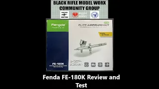 **Sub £25 Cheap Airbrush** Fengda FE-180K Airbrush Review and Test