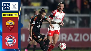 HIGHLIGHTS | AS Roma vs. Bayern Munich (UEFA Women's Champions League 2023-24 Matchday 5)