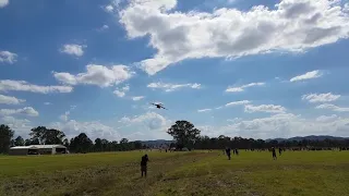 C17 low pass at Ramblers Skydiving as part of legacy fundraiser