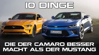 10 Dinge, die der Camaro besser macht als der Mustang