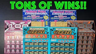 TONS OF WINS!! ($100 SESSION!!) | CA SCRATCHERS