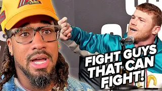 DEMETRIUS ANDRADE ACCUSES CANELO OF AVOIDING TOUGH FIGHTS; BREAKS DOWN PLANT VS BENAVIDEZ