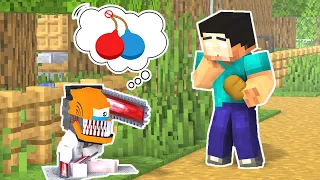 Monster School Homeless Baby Chainsawman and Rich Herobrine - Minecraft Animation