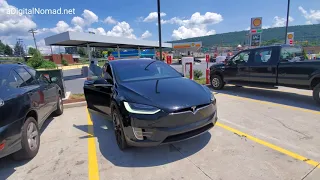 RANGE ANXIEY @ TESLA SuperCharger | Breezewood, PA