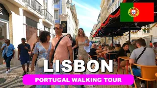 Walking Lisbon, Portugal | Fantastic Spring Weather Tour.