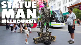 Statue Man - Melbourne Street Performer