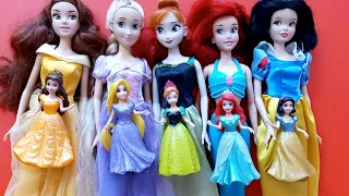 Disney Princess Doll Makeover ~ DIY Miniature Ideas for Barbie - Wig, Dress, Faceup, and More! DIY