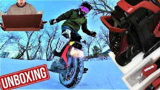 Insane (Half E-bike Full Suspension) 45 Mph: Unboxing KINGSONG S22 One Fourth Electric Jeep Unicycle