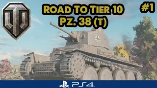 WoT PS4: Road to Tier 10 - Pz.Kpfw. 38 (t)