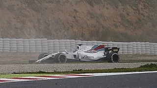 F1 2017 Barcelona Test Lance Stroll Crash Williams