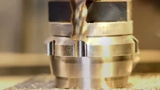 Bridgeport Milling Machine in action…