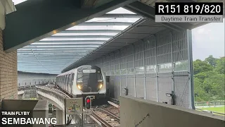 SMRT Trains: R151/1 [819/820] at Sembawang