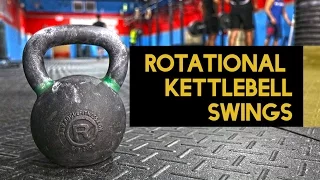 Rotational Kettlebell Swings