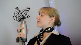 ASMR 🦋 Flight Attendant Roleplay ▫︎ VIP Butterfly Airlines Service