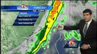 Beautiful Sunday weather, but storms chances will be going up