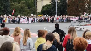 Thousands Of Women March In Minsk Against Lukashenka