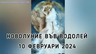 🌑☀️НОВОЛУНИЕ във ВОДОЛЕЙ ♒ 10 февруари 2024 в квадрат с Уран ♉