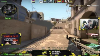 Simple, Scream and Neo VS Flusha, Frozenn FPL MATCH de_Mirage