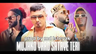 mujhko yaad sataye tare new song❣️ remix mc stan hip hop song #yoyohoneysingh prod by md Isteyak