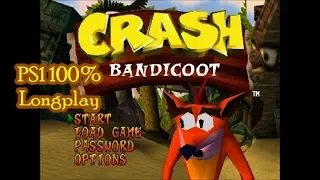 Crash Bandicoot PS1 100% Longplay