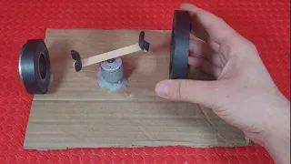 How to make a free energy generator with a magnet (self-rotating DC motor) - Amazing Tips