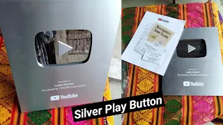 Silver Play Button || Unboxing || Youtube Silver Play Button || 100K Silver Play Button #100k