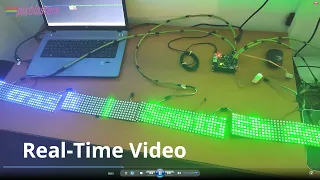 Pixblasters  LED Panel Tests