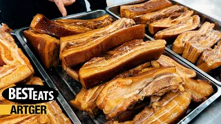 How To Smoke Mongolian Style Pork Belly with Black Cherry Wood! | Best Eats