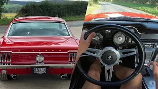 1967 Ford Mustang Coupe 289 V8 Manual - Walk-around & POV Driving Video | Mustangs For Sale U.K.