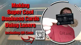 Using a laser to make the world's coolest business cards