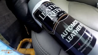 How to dye auto leather the EASY WAY!!