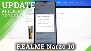 How to Stop Auto Update Apps on REALME Narzo 10 – Automatic Actualizations Settings