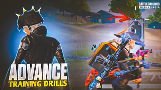 ADVANCE TRAINING DRILLS 🎯 | BEST CHINESE TRAINING DRILLS TO IMPROVE AIM IN BGMI/PUBG 🔥