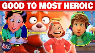Pixar's TURNING RED Characters: Good to Most Heroic