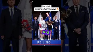 Swiatek crushes Samsonova to win China Open title #shorts