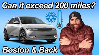 Hyundai Ioniq 5 Cold Weather Range Test | Will it break 200 miles?