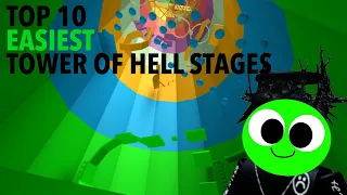 Roblox - Top 10 EASIEST Tower of Hell Stages (in my opinion)