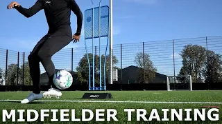 Midfielder Technical Training Session | Improve Your First Touch, Passing & Close Control