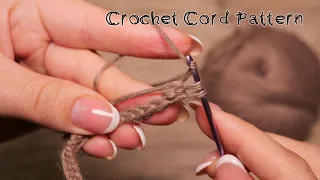 Шнур крючком - легко! ✅ Crochet Cord Pattern