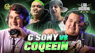 LA BATALLA MÁS CRUDA DEL MUNDO! - Reaccionamos a G SONY vs COQEEIN MONTANA - Liga Bazooka - EYOU TV