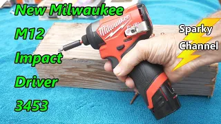 New Milwaukee M12 Impact Driver 3453-20