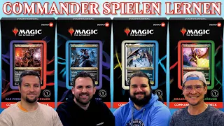 Magic the Gathering spielen lernen | Commander Starter Deck Tutorial Match deutsch | Trader | Arena