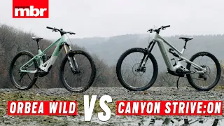 Which Is The Ultimate Enduro E-Bike? | Canyon Strive:ON CFR Vs Orbea Wild M-Team